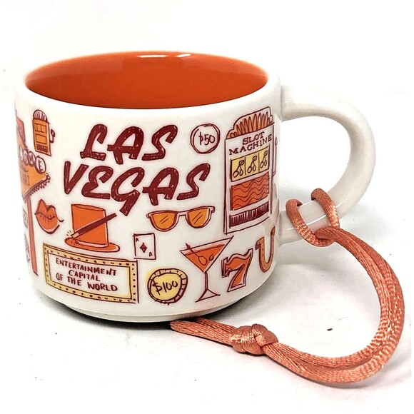 Starbucks Las Vegas Been There Series Mini Mug Ornament 2022 2 Fl Oz Collectible - Picture 1 of 9
